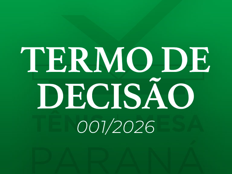TERMO DE DECISÃO 001/2026