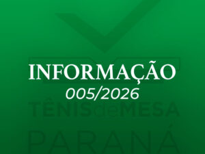 INFORMAÇÃO 005/2026